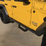 2020 Yellow Jeep Wrangler JL N-fab Epyx Side Steps