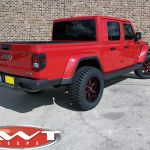 2020 Firecracker Red JT Gladiator right rear angle