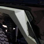 2020 Black and Green JL Jeep DV8 Armor fenders front