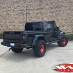 2020 Rubicon JT Gladiator 3.5″ Lift Fox Shocks 20" Fuel Off-road D632 "Zephyr" wheels red 38" Toyo Open Country M/T tires
