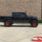 2020 Rubicon JT Gladiator 3.5″ Lift Fox Shocks 20" Fuel Off-road D632 "Zephyr" wheels red 38" Toyo Open Country M/T tires