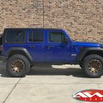 2020-ocean-blue-sport-jl-jeep-build 3.5″ Skyjacker lift 20×10 Fuel "Vengeance" Wheels in matte bronze 37" tires