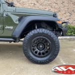 2020 Sarge Green JL Jeep 2.5″ Mopar Jeep lift Fox Shocks 18x9 Fuel "Vector" wheels matte black 35" Ridge Grappler Tires