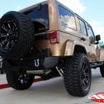 2017 Amp'd Sport JK Jeep 3″ Zone lift 20x9 Ballistic 958 "Ravage" gloss black 35" Toyo Open Country R/T tires