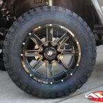 2017 Gray Sahara JK 3.5″ Rough Country lift 20x12 Ballistic "Rage" Wheels gloss black 35x12.50R20 RBP Repulsor M/T tires