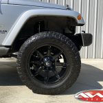 2012 Jeep JK sahara 4″ Rough Country lift 20" Fuel Offroad "Coupler" wheels in gloss black 35" Toyo Open Country A/T II tires