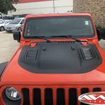 2020 Punk'n Orange JL Jeep Custom side and hood graphic