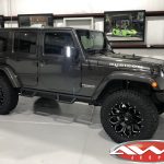 2017 Gray Rubicon JK II Jeep 3.5″ Rough Country lift 20×10 Fuel D546 "Assault" wheels 35x12.50R20 Ridge Grappler tires