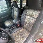 2020 Green Bronze JL Jeep Custom leather seats crocodile pattern