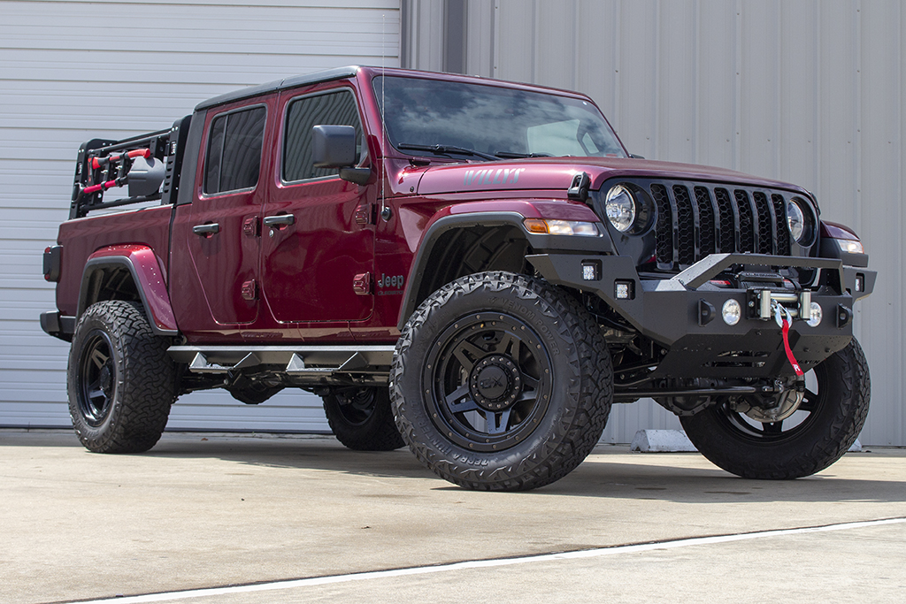 2021 Snazzberry Jeep Gladiator "Willy's" build