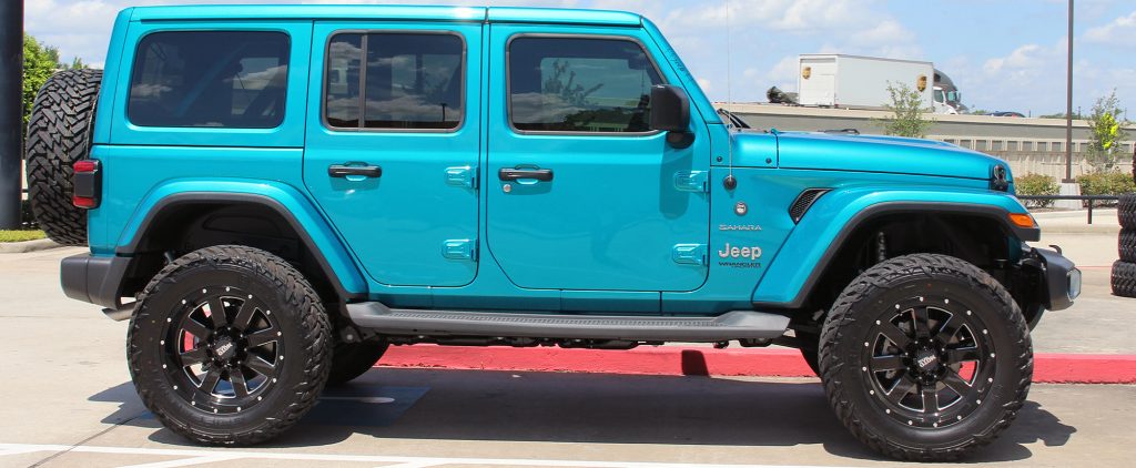 Jeep Bikini Clad Teal Paint | My XXX Hot Girl
