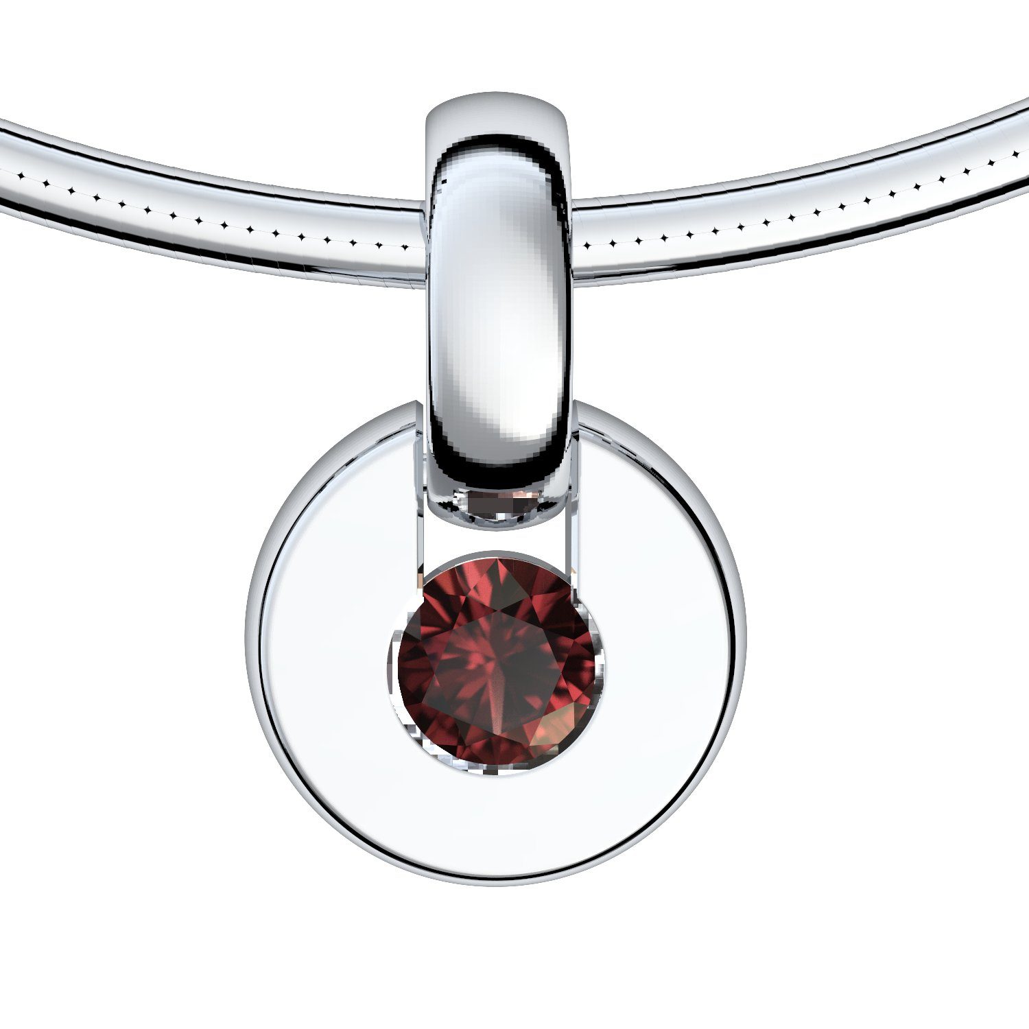 Weissgold-Granat-Kette-Schlange-TS10SSPGRFA1_0