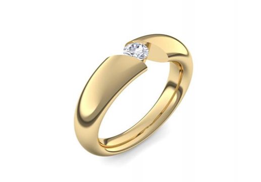 Ring Chasteness | Gelbgold 750 | Zirkonia | 1009 €