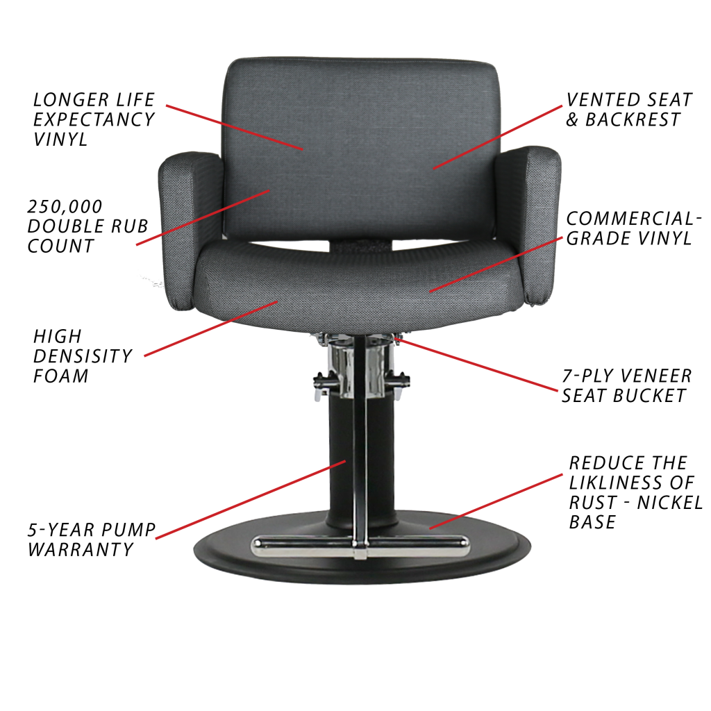 8 Unique Features to a Kaemark Salon Chair
