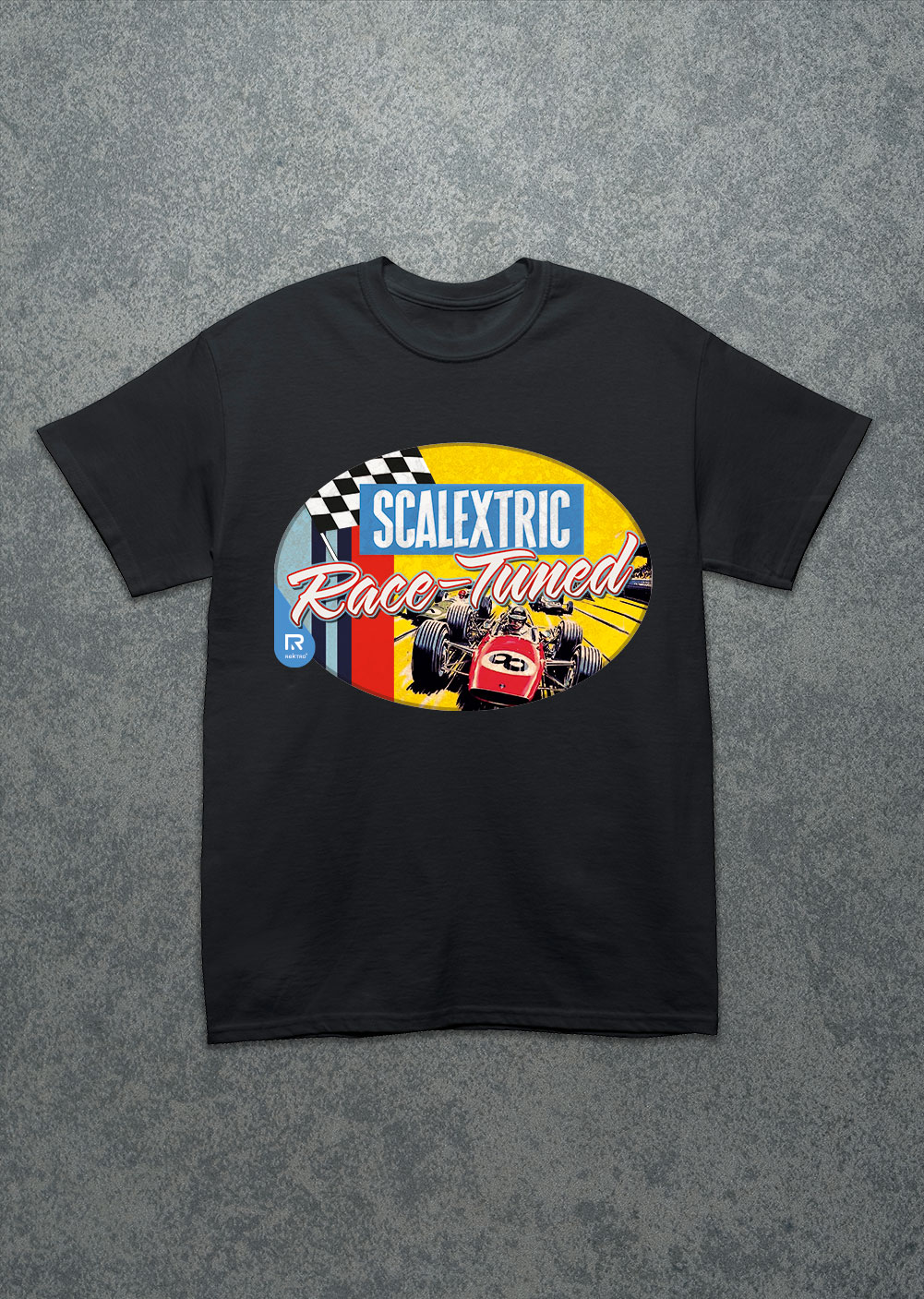 Old_Flames-Scalextric-Race_Tuned-black-tee