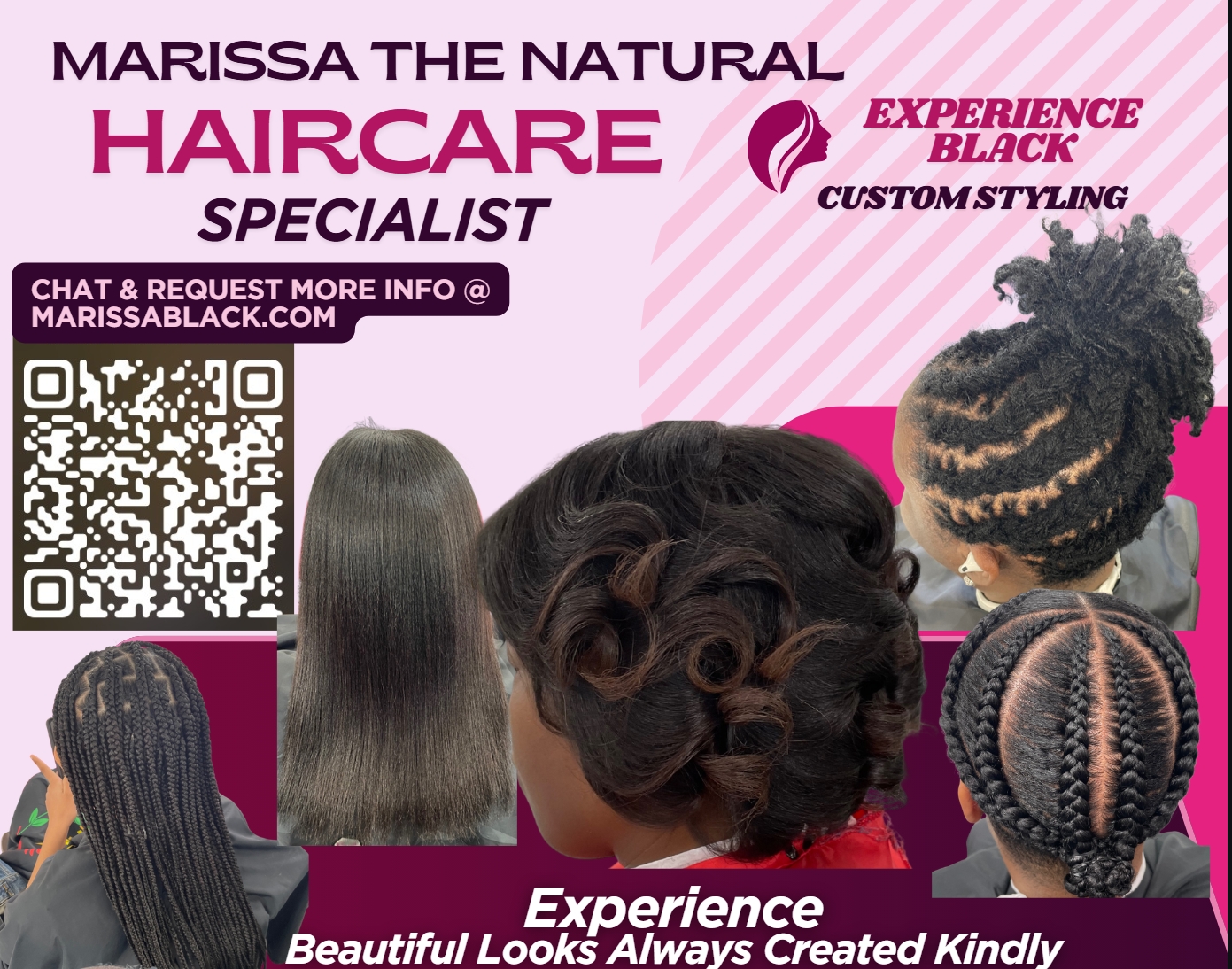 Experience BLACK Barcode Banner