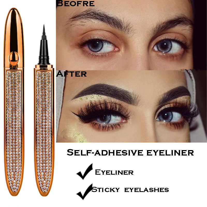 Liquid-Lashes Eyeliner Pencil Self-adhesive Glue-Free Liquid Eyeliner Pen
