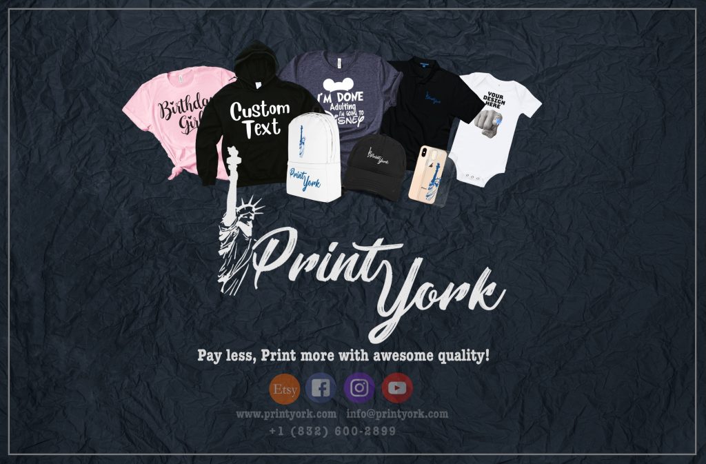 PrintYork Print york t-shirt printing cheap at Houston Texas