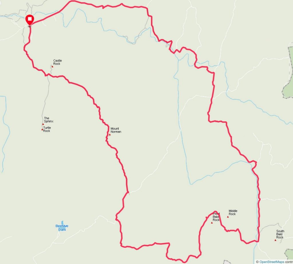 trail running girraween map 1