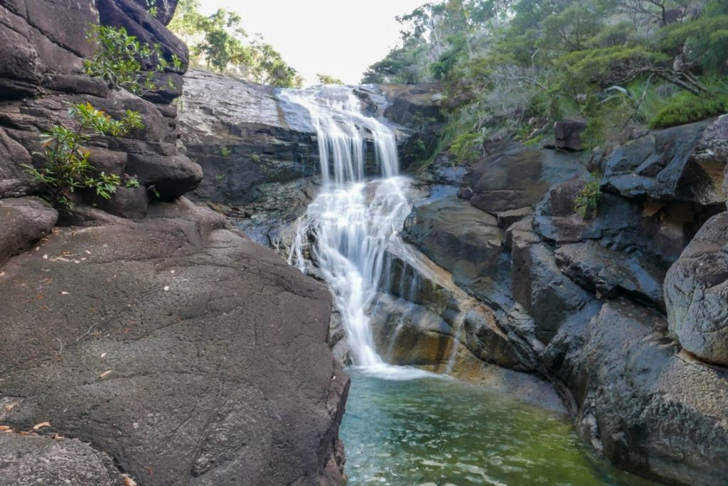 The cascades at Mulligans Falls