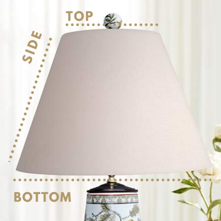 How to measure a lampshade? Oriental Lamp Shade