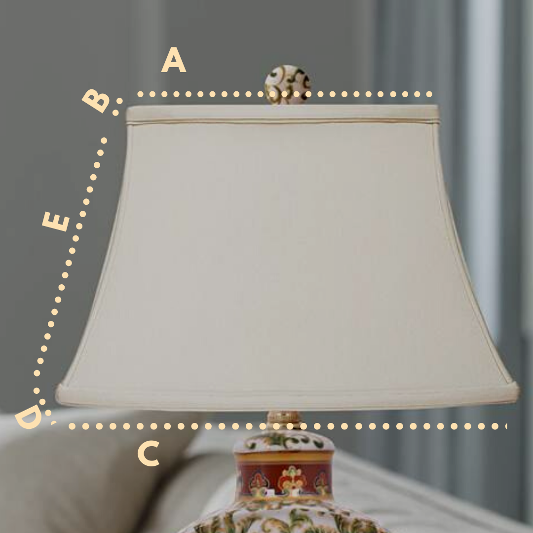 How to measure a lampshade? Oriental Lamp Shade