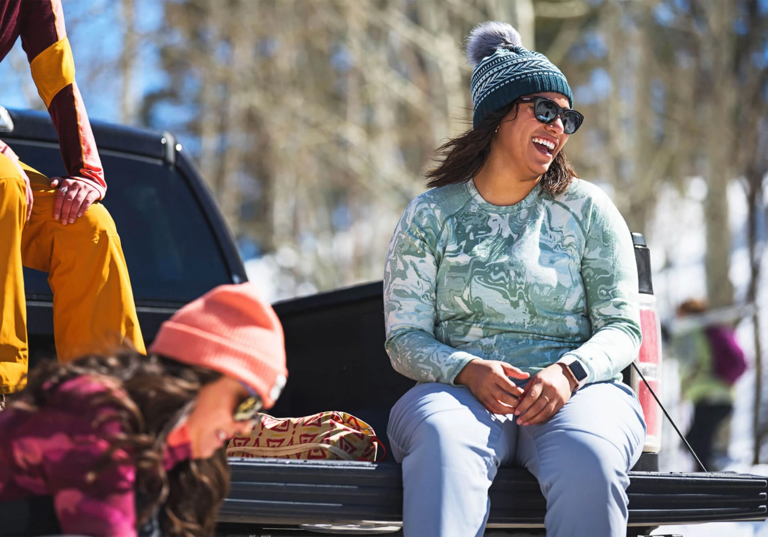 Plus-Size-Woman-In-Truck-Bed