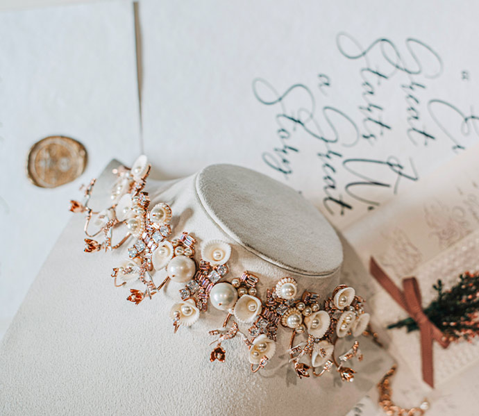 Bridal Shell Necklace