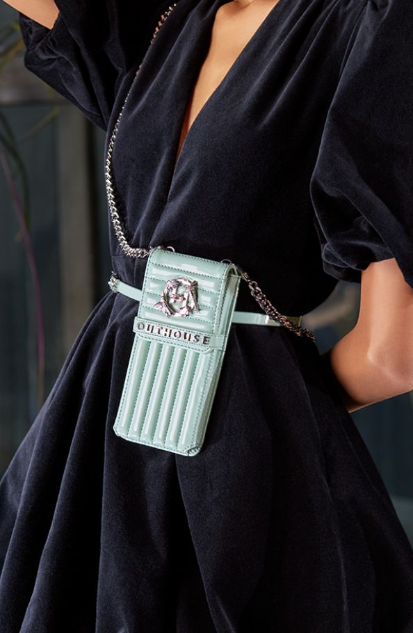 womens jeweled phone bag