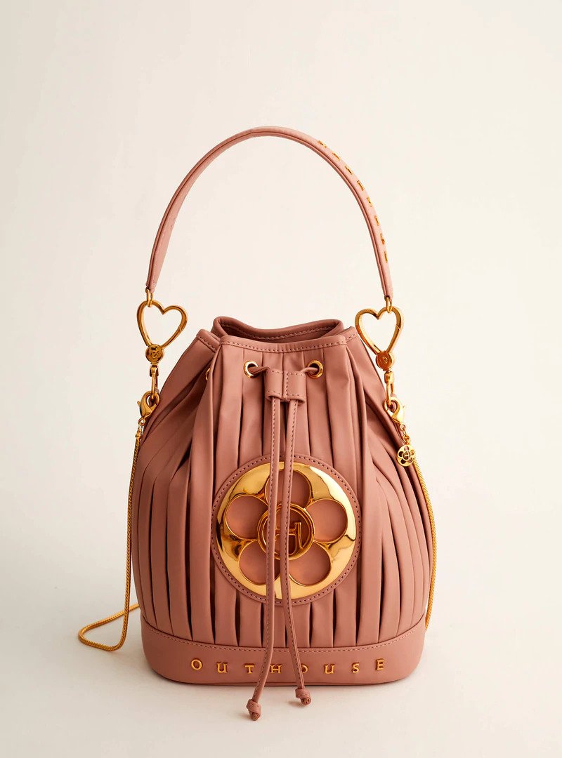 Outhouse Poppi Bucket Bag in Pink