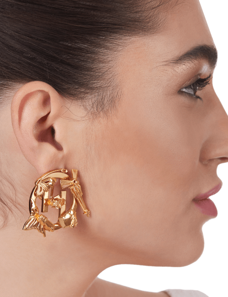 designer gold earrings gifts for her