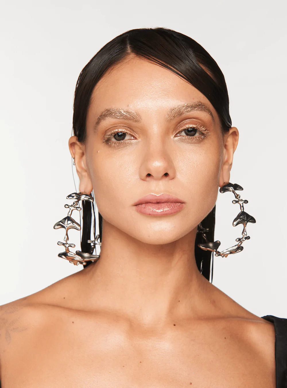 large hoops for long face shape