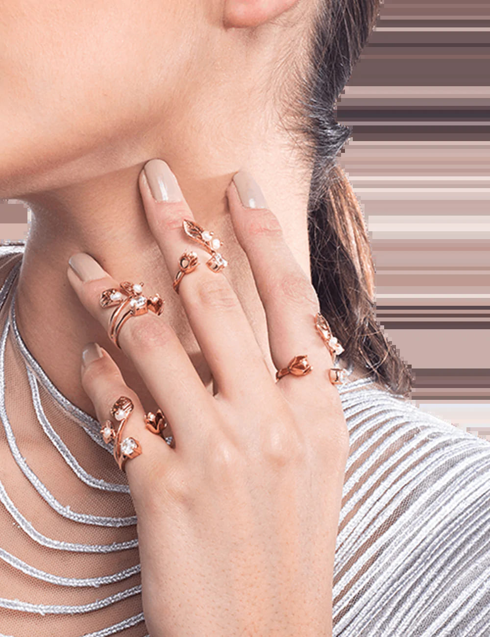 Filigree Ring/Midi Ring R-10 - MYRIL JEWELS – Myril Jewels