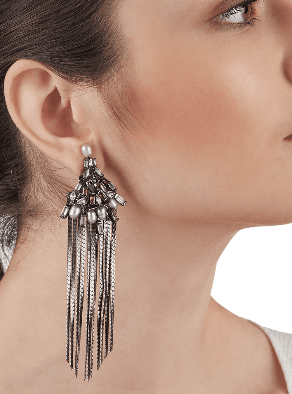 statement tassel earrings