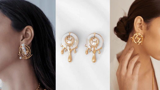 Small Gold Earrings : डेली वियर के लिए परफेक्ट है ये छोटे इयररिंग्स डिज़ाइन-vietvuevent.vn