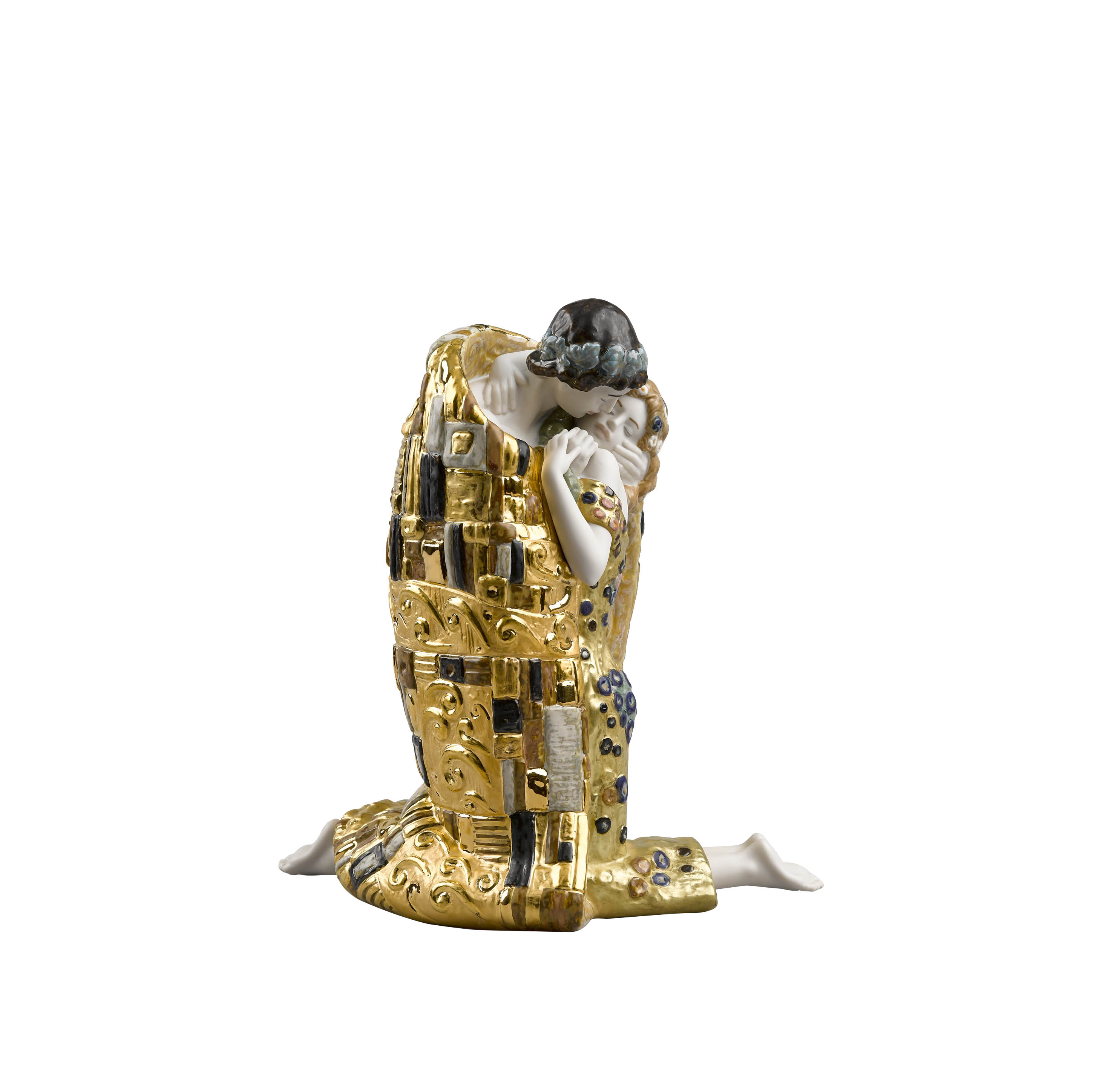 akireh-lladrò-the-kiss-couple-golden-luster-1