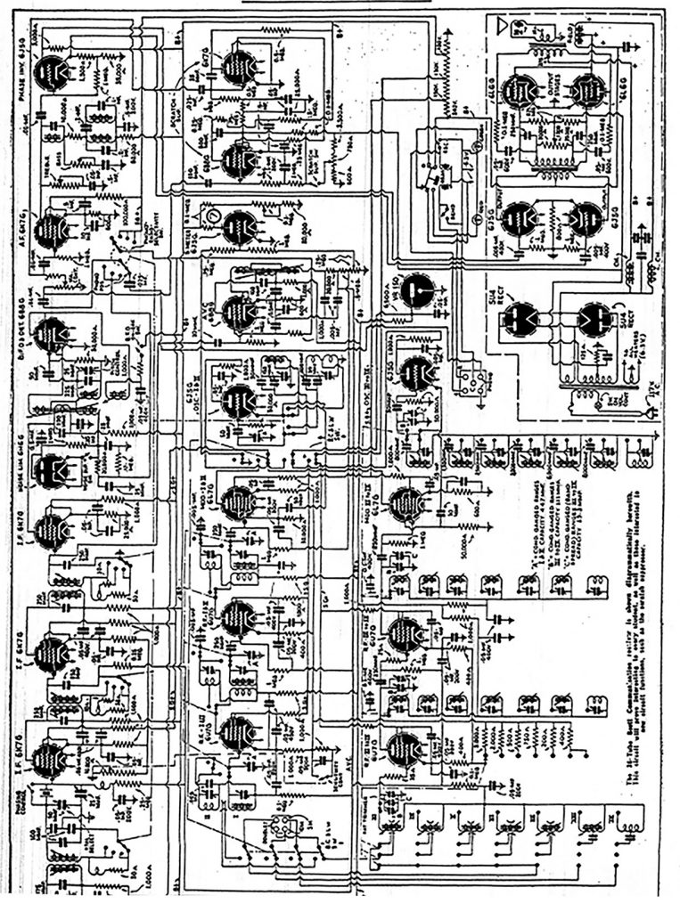 Scott Special Receiver 26 Tube Schematics