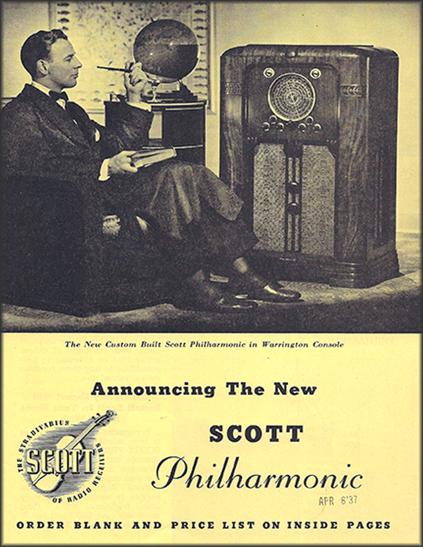 Scott Radio Sales and Price Brochure