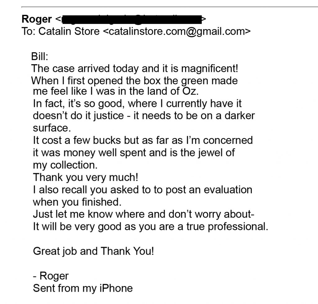 Gmail - Shipping Notice: Bendix 526C Catalin Radio Jade Green