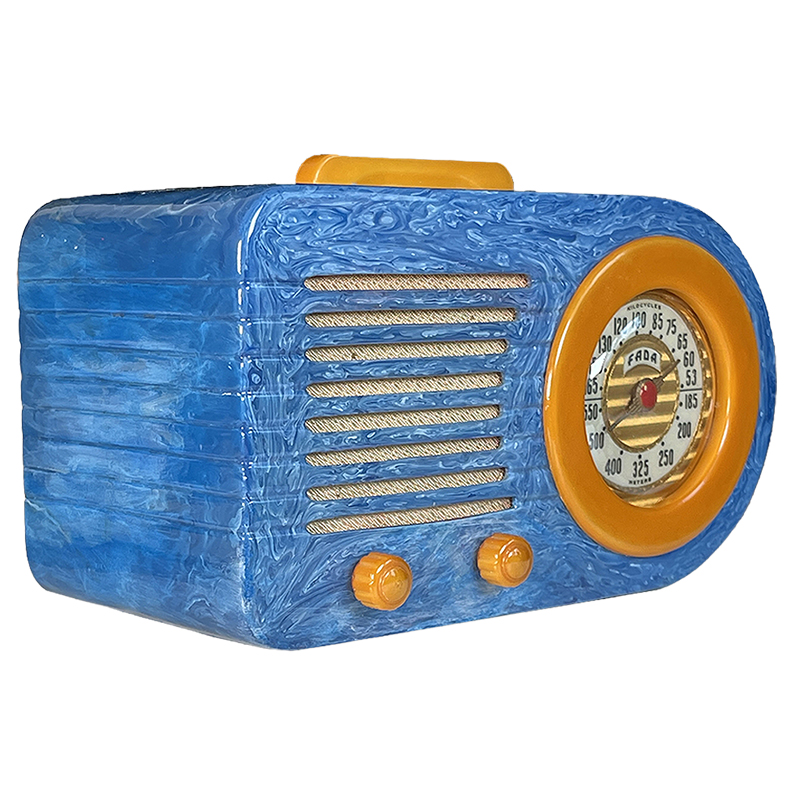 Complete Cosmetic Restoration of a Blue FADA 1000 "Bullet Radio 