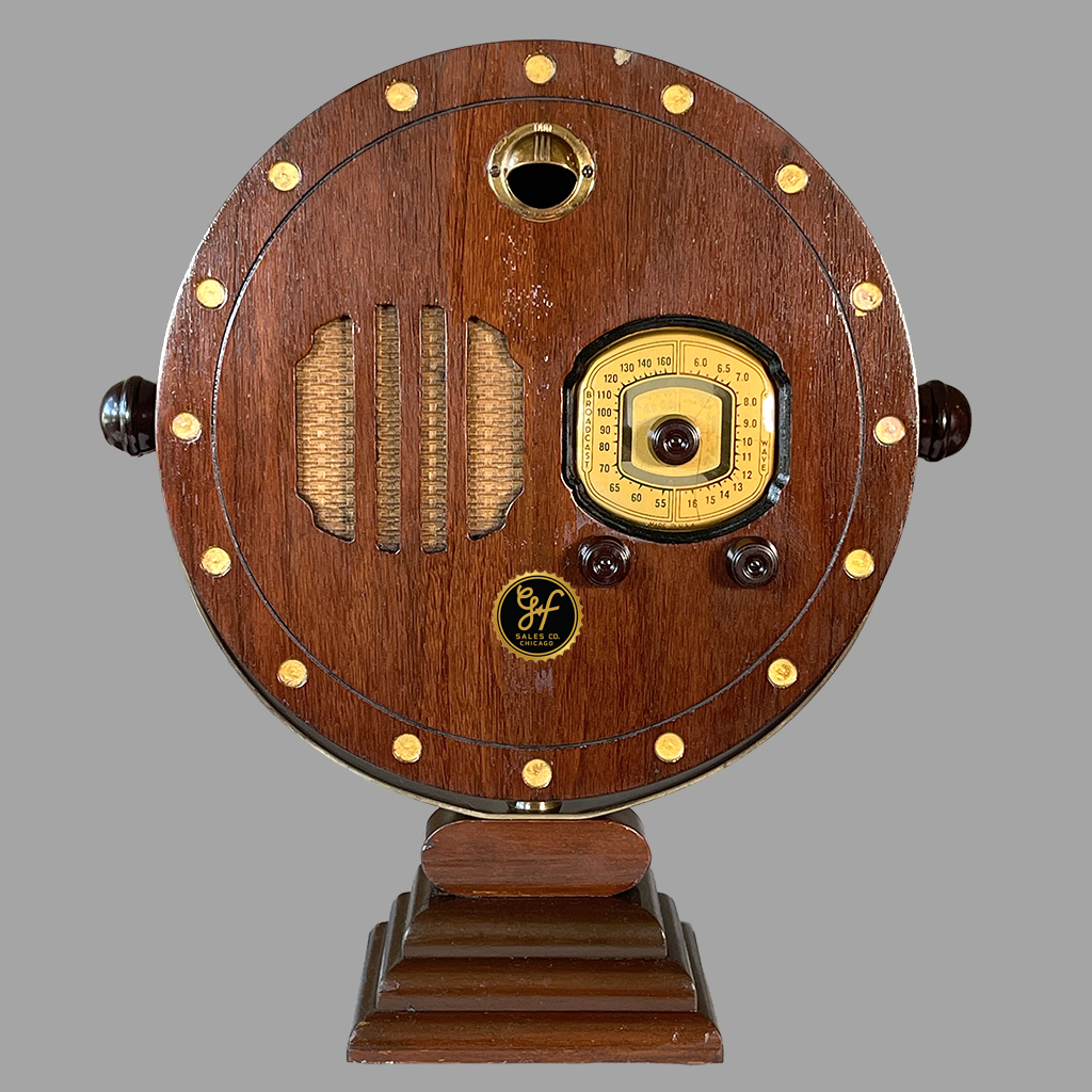 Restored Antique Radio Cabinet