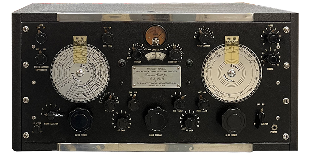 EH Scott Special Communications Receiver Built For Ernest H. Scott ...
