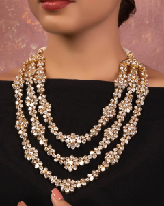 Jewellery for Collar Neck Dress