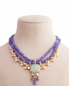 Purple Stone Necklace