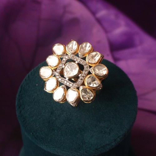 combining diamond and gemstone for engagement ring