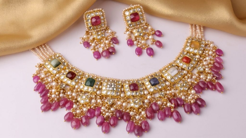 types of polki jewellery