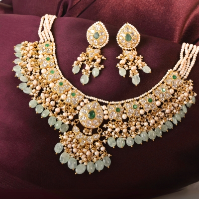 unique polki jewellery designs
