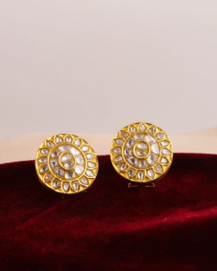 polki earrings for jumpsuits