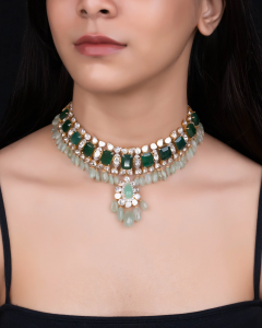 emerald choker