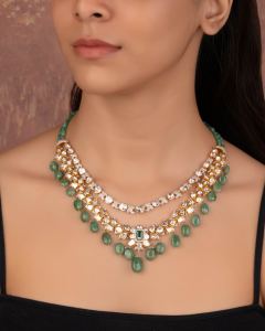 styling-uncut- diamond necklace